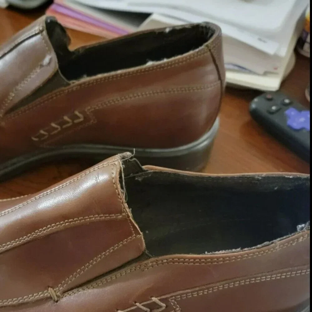 ALFANI Italian Men's Brown  Dress Shoes  Size 10